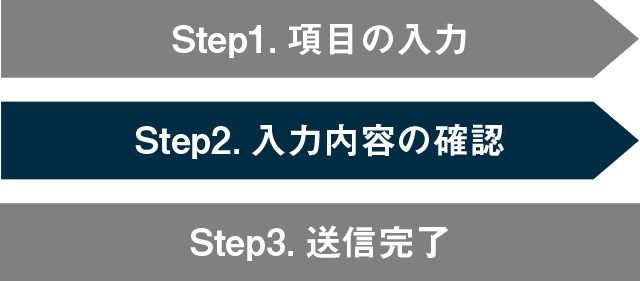 Step2.入力内容の確認